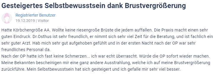 Die schonende Brustvergrößerung - Rapid Recovery